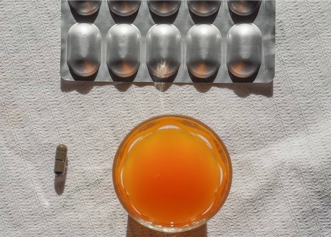 iron supplements and orange juice